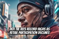 DeFi TVL Hits Record Highs as Retail Participation Declines