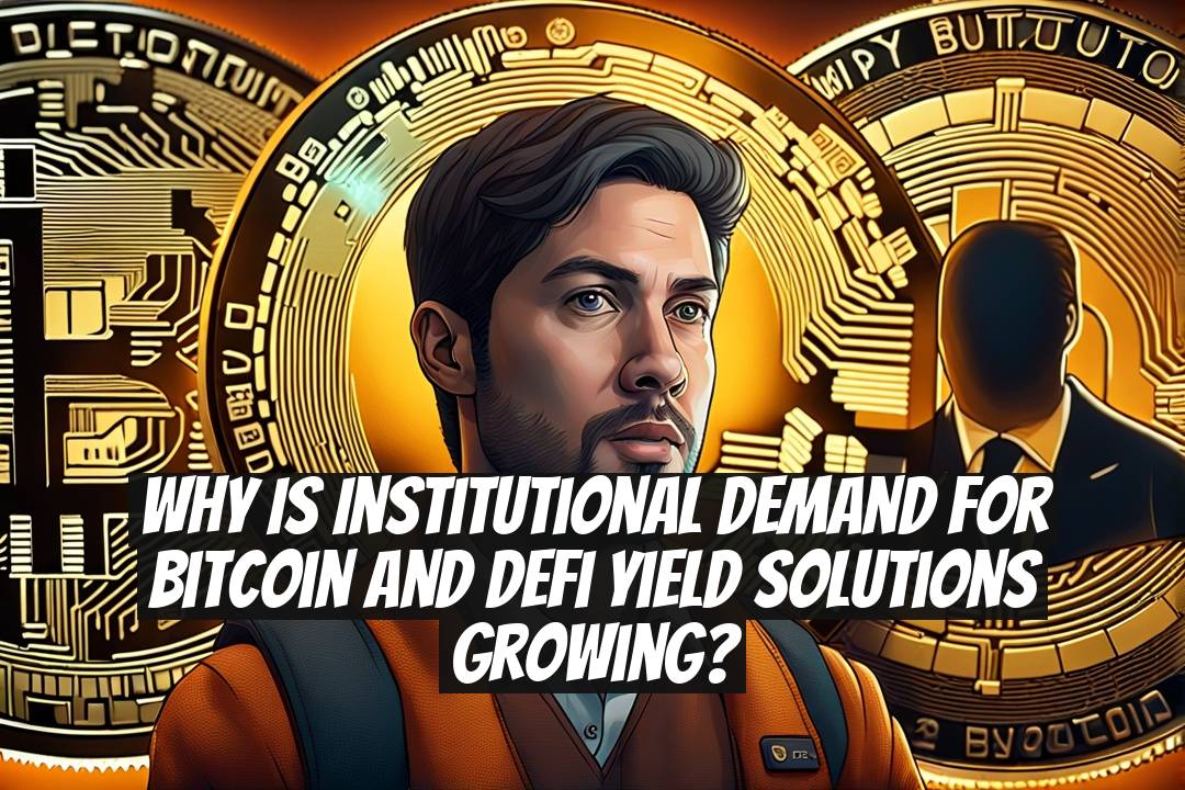 Why is institutional demand for Bitcoin and DeFi yield solutions growing?