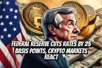 Federal Reserve Cuts Rates by 25 Basis Points, Crypto Markets React