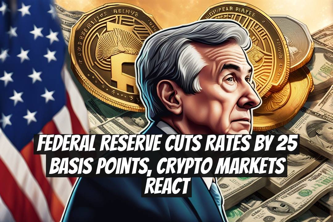 Federal Reserve Cuts Rates by 25 Basis Points, Crypto Markets React