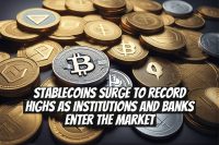 Stablecoins surge to record highs as institutions and banks enter the market