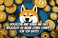 Dogecoin and Shiba Inu Face Volatility as Meme Coins Compete for Top Spots