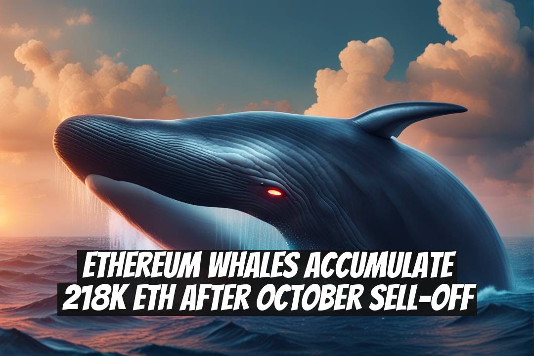 Ethereum Whales Accumulate 218K ETH After October Sell-Off