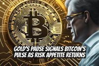 Gold’s Pause Signals Bitcoin’s Pulse as Risk Appetite Returns