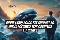 Ripple (XRP) Holds Key Support as Whale Accumulation Counters ETF Delays