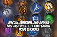 Bitcoin, Ethereum, and Solana Face High Volatility Amid Global Trade Tensions