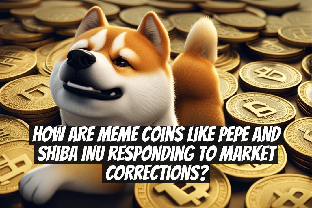 How are meme coins like PEPE and Shiba Inu responding to market corrections?