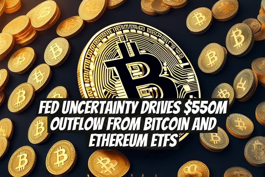 Fed Uncertainty Drives $550M Outflow from Bitcoin and Ethereum ETFs