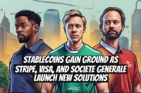 Stablecoins Gain Ground as Stripe, Visa, and Societe Generale Launch New Solutions