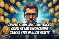 Crypto compliance challenges grow as law enforcement tracks $75B in illicit assets