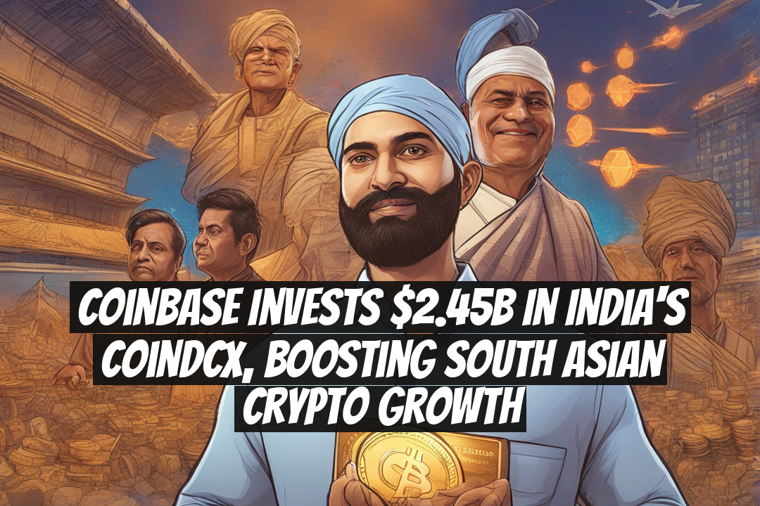 Coinbase invests $2.45B in India's CoinDCX, boosting South Asian crypto growth