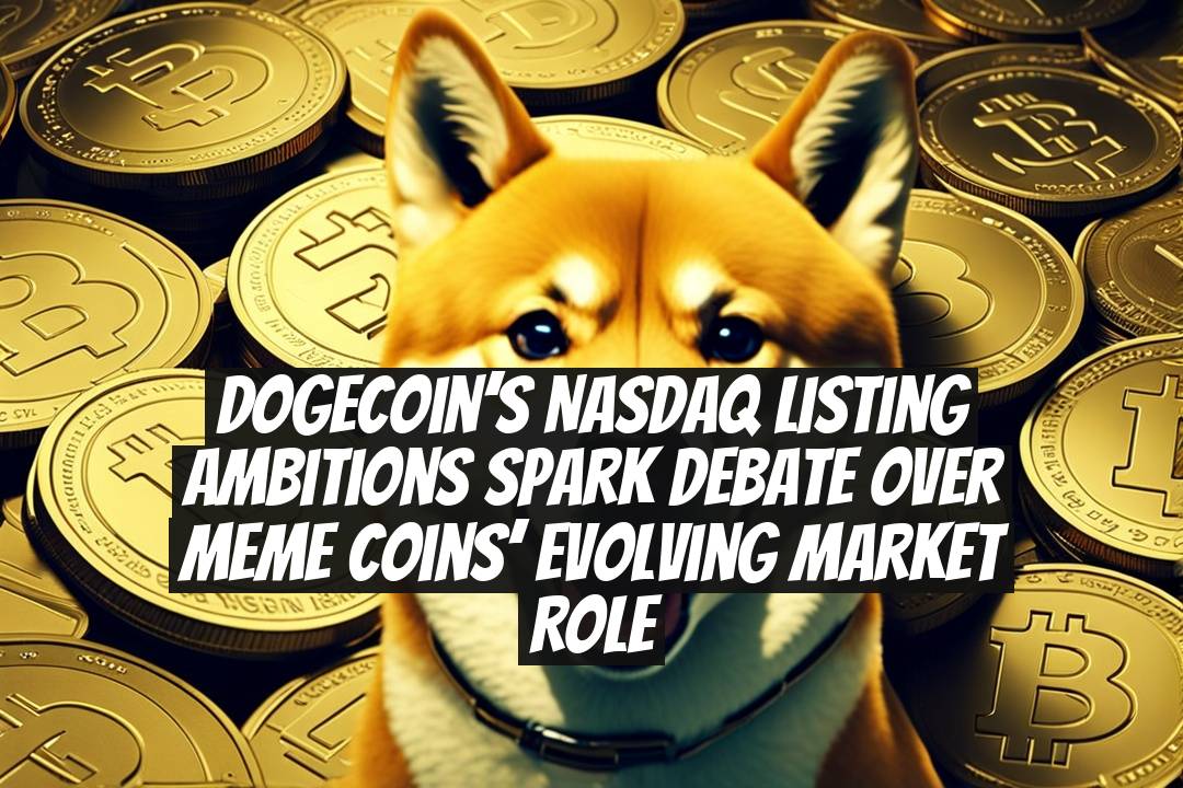 Dogecoin’s Nasdaq listing ambitions spark debate over meme coins’ evolving market role