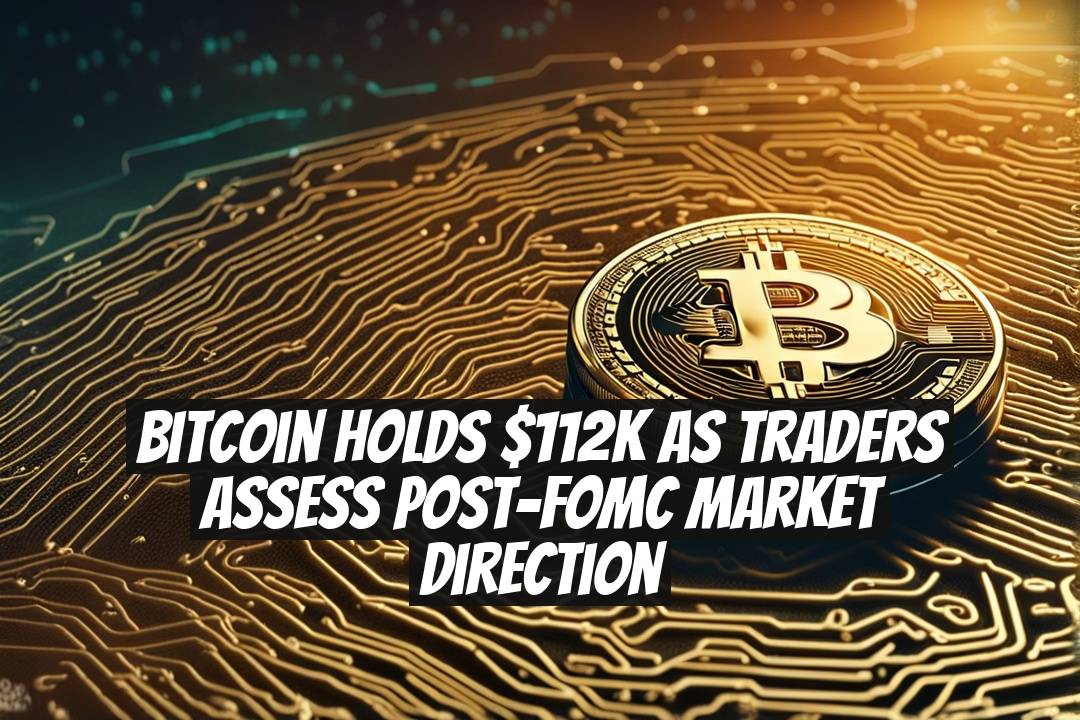 Bitcoin Holds $112K as Traders Assess Post-FOMC Market Direction