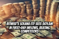 Bitwise’s Solana ETF sees $69.5M in first-day inflows, beating competitors