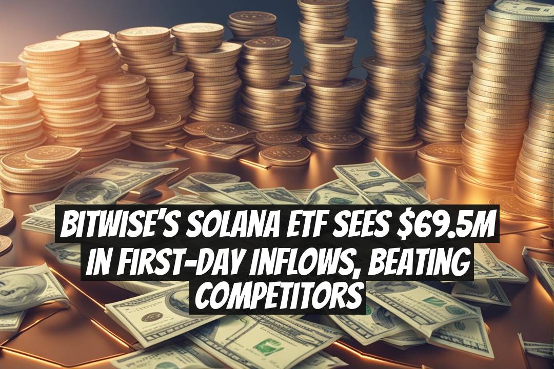 Bitwise’s Solana ETF sees $69.5M in first-day inflows, beating competitors