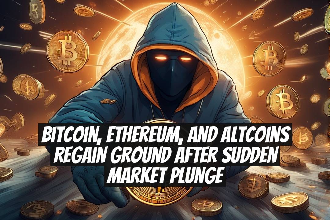 Bitcoin, Ethereum, and Altcoins Regain Ground After Sudden Market Plunge