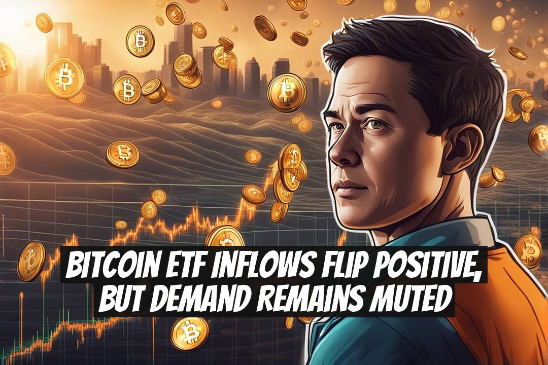 Bitcoin ETF Inflows Flip Positive, But Demand Remains Muted