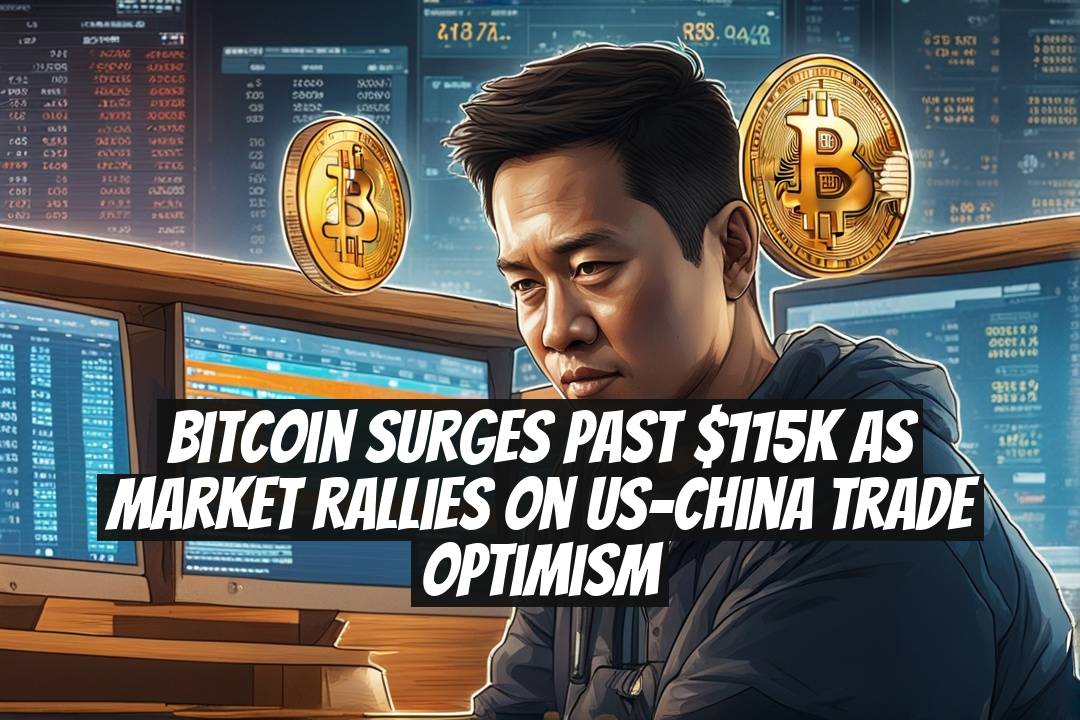 Bitcoin Surges Past $115K as Market Rallies on US-China Trade Optimism