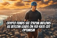 Crypto funds see $921M inflows as Bitcoin leads on Fed rate cut optimism