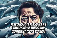 Altcoins Face Pressure as Whales Move Funds and Sentiment Turns Bearish