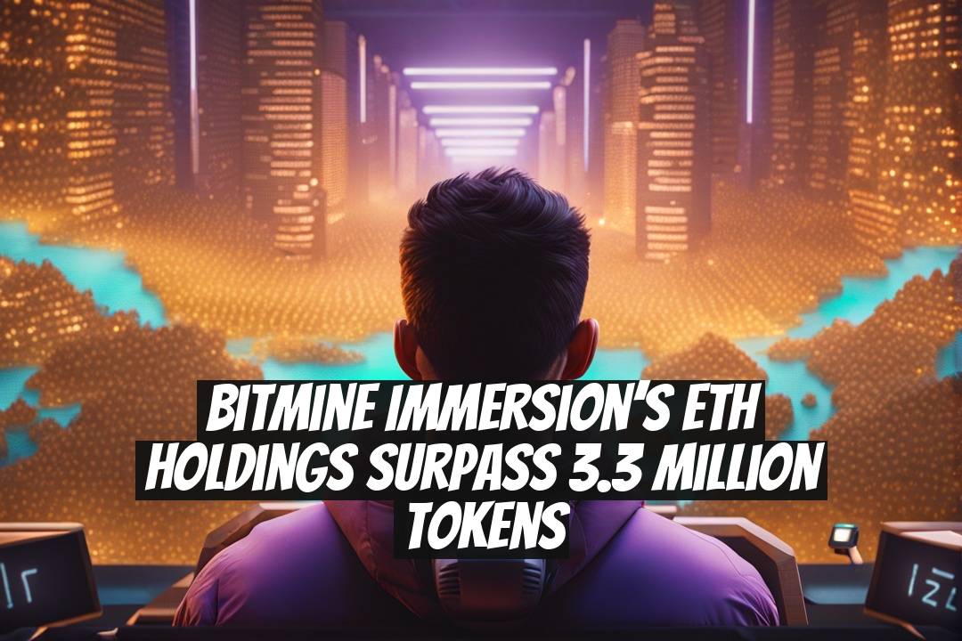 BitMine Immersion’s ETH Holdings Surpass 3.3 Million Tokens