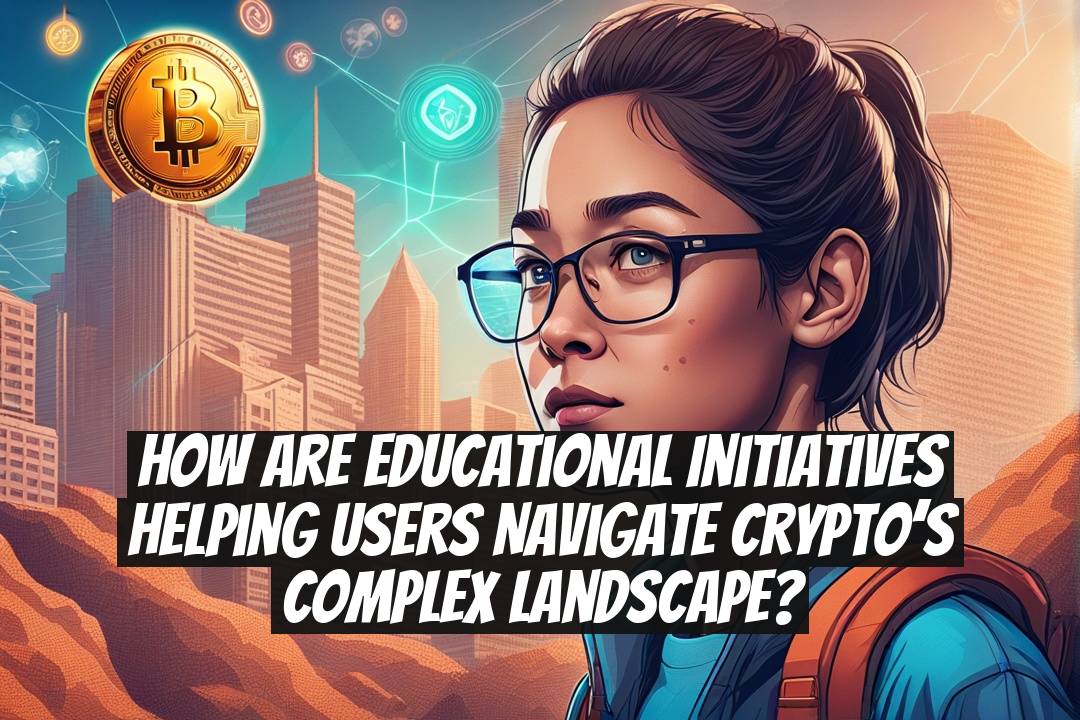 How are educational initiatives helping users navigate crypto’s complex landscape?
