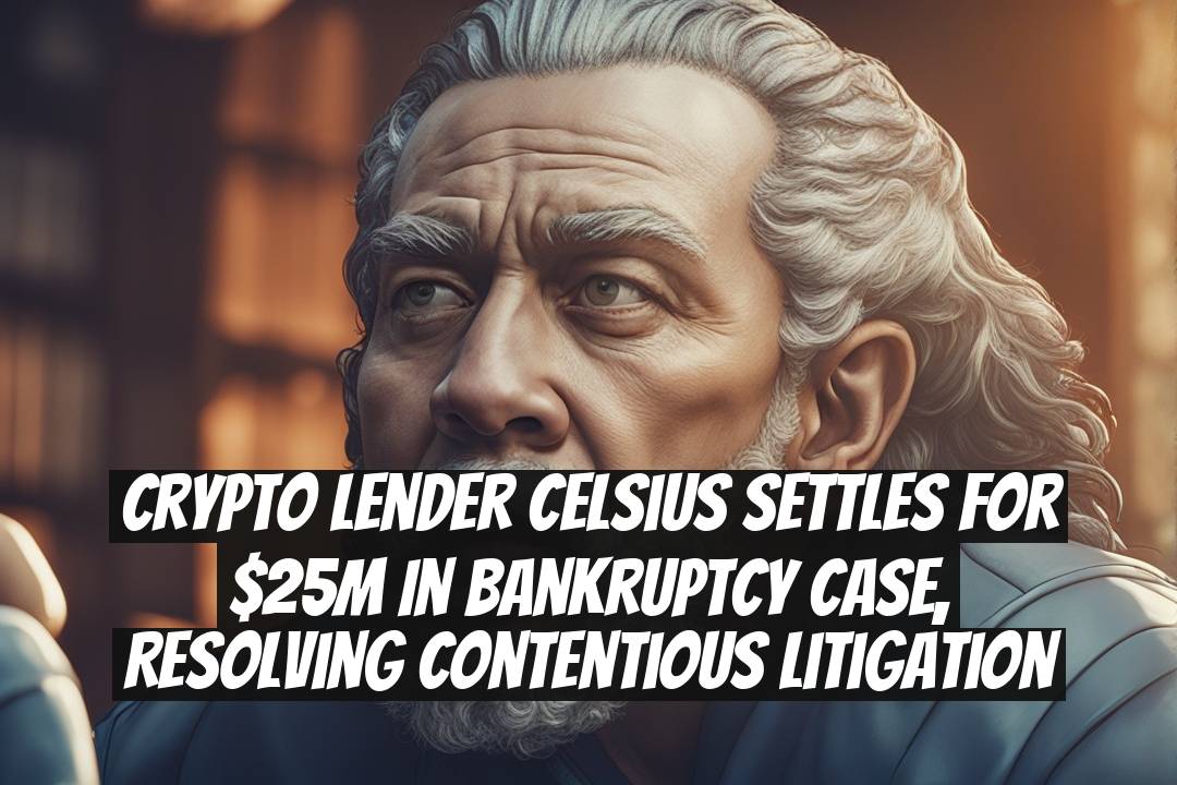 Crypto Lender Celsius Settles for $25M in Bankruptcy Case, Resolving Contentious Litigation