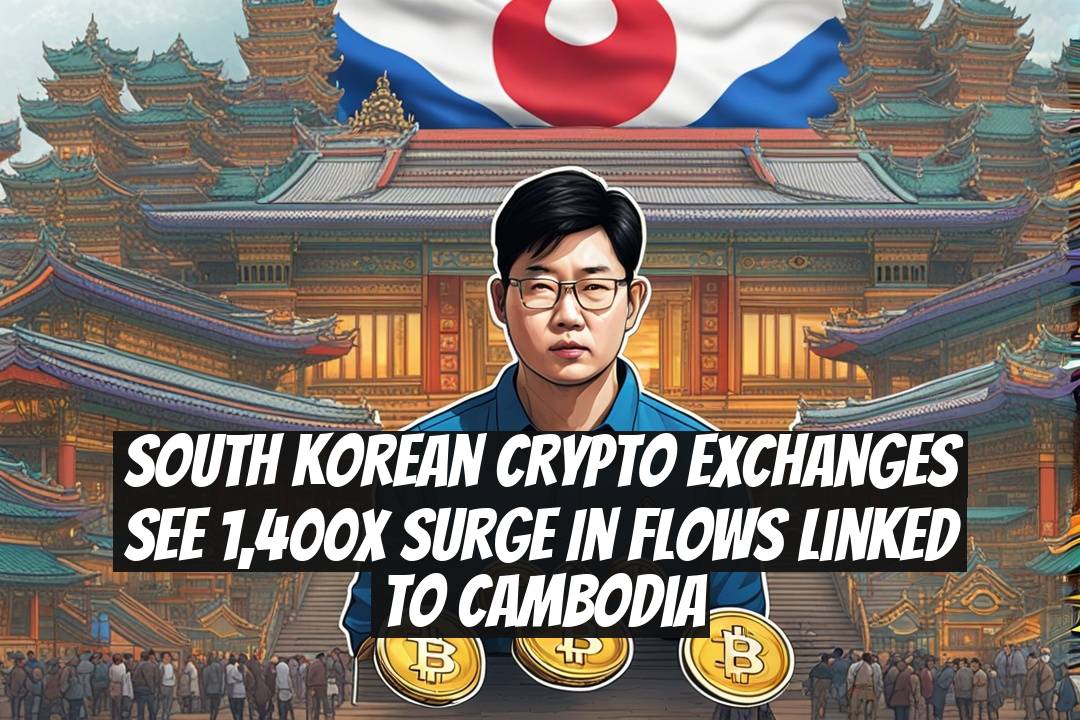 South Korean crypto exchanges see 1,400x surge in flows linked to Cambodia