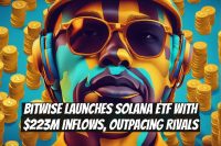 Bitwise launches Solana ETF with $223M inflows, outpacing rivals