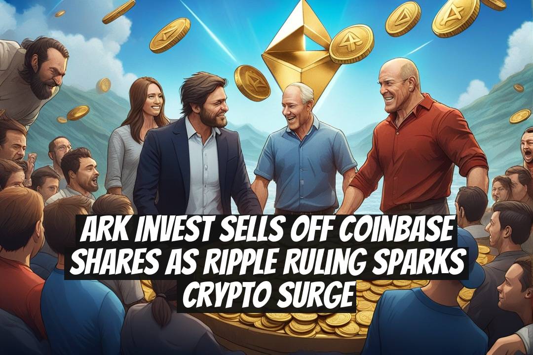 ARK Invest Sells Off Coinbase Shares as Ripple Ruling Sparks Crypto Surge