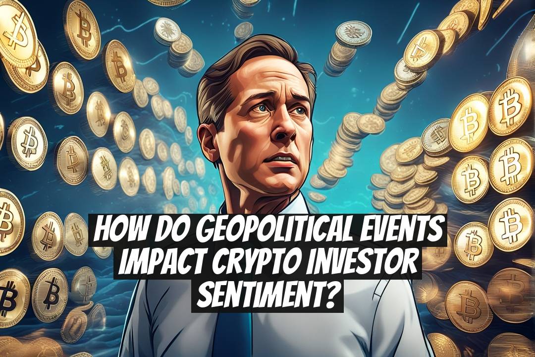 How do geopolitical events impact crypto investor sentiment?