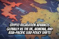 Crypto regulation advances globally as the UK, Armenia, and Asia-Pacific lead policy shifts