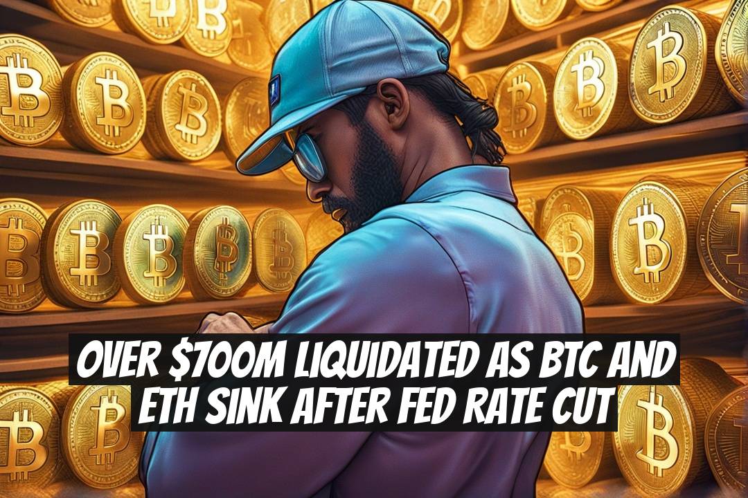 Over $700M Liquidated as BTC and ETH Sink After Fed Rate Cut
