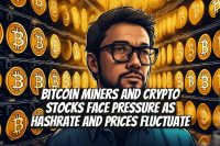 Bitcoin miners and crypto stocks face pressure as hashrate and prices fluctuate