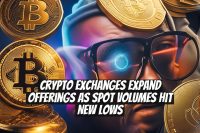 Crypto Exchanges Expand Offerings as Spot Volumes Hit New Lows