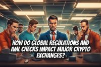 How do global regulations and AML checks impact major crypto exchanges?
