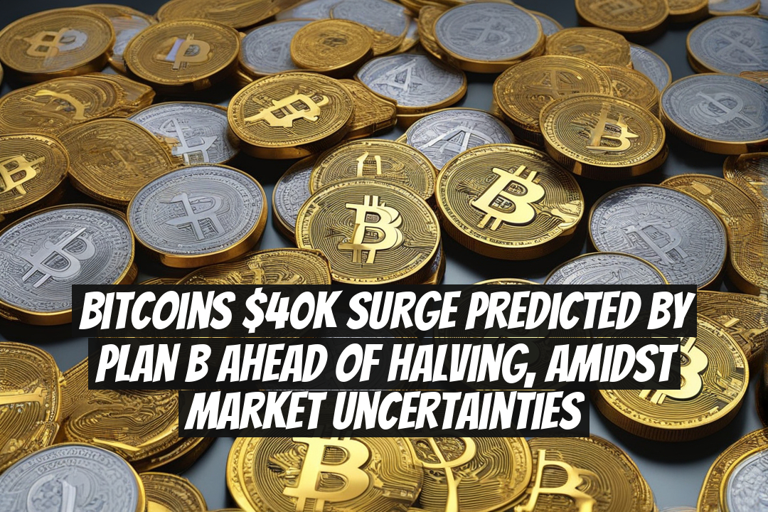 Bitcoins $40K Surge Predicted by Plan B Ahead of Halving, Amidst Market Uncertainties