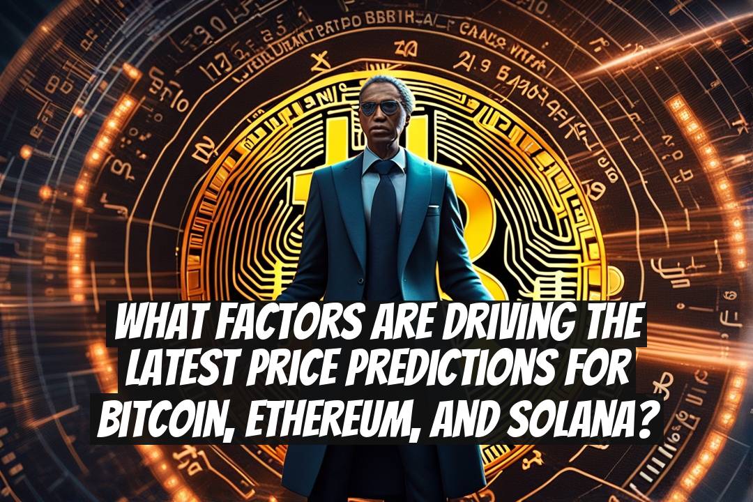 What Factors Are Driving the Latest Price Predictions for Bitcoin, Ethereum, and Solana?