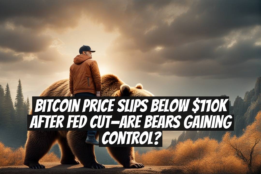 Bitcoin Price Slips Below $110K After Fed Cut—Are Bears Gaining Control?