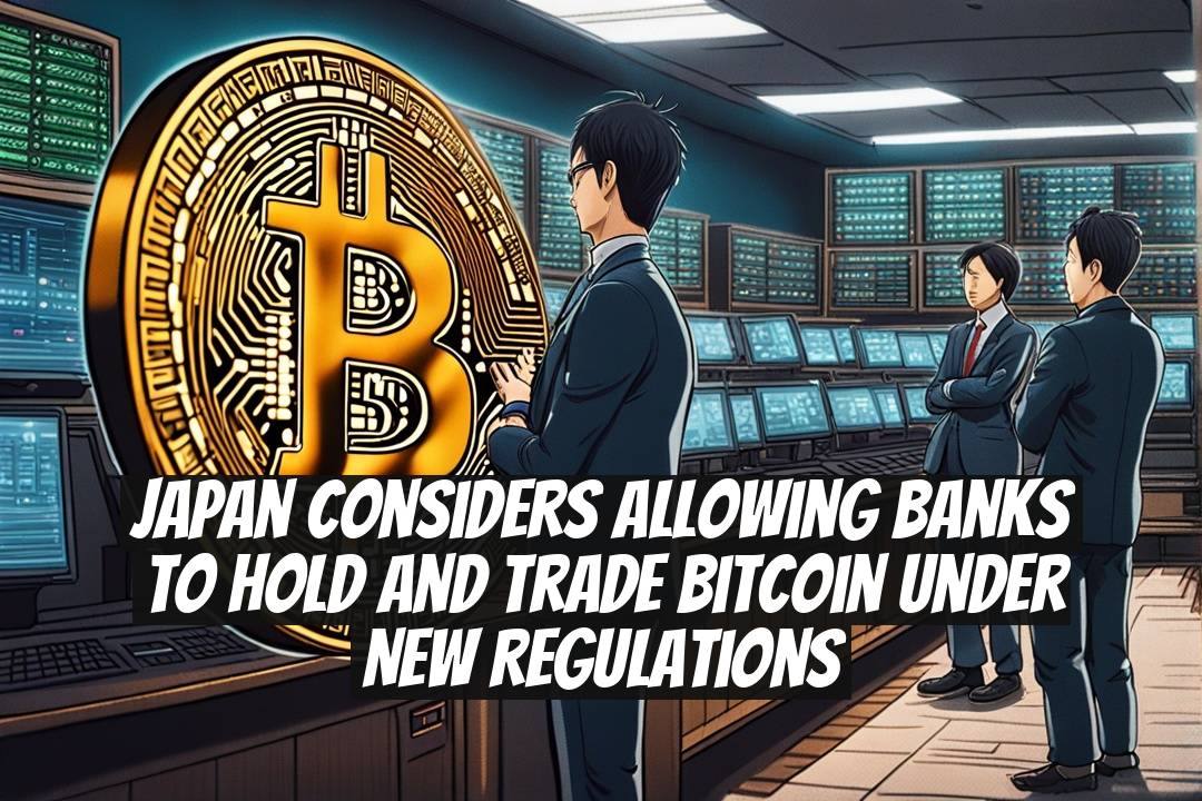 Japan considers allowing banks to hold and trade Bitcoin under new regulations