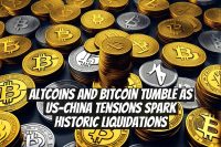 Altcoins and Bitcoin tumble as US-China tensions spark historic liquidations