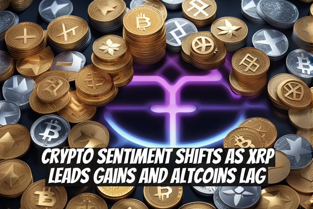 Crypto Sentiment Shifts as XRP Leads Gains and Altcoins Lag