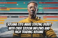 Solana ETFs Make Strong Debut With Over $220M Inflows and High Trading Volume