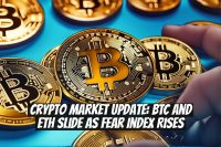 Crypto Market Update: BTC and ETH Slide as Fear Index Rises