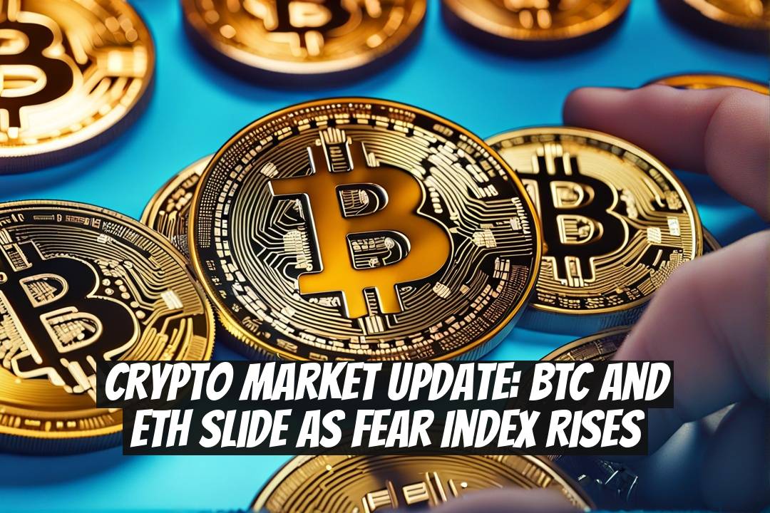 Crypto Market Update: BTC and ETH Slide as Fear Index Rises
