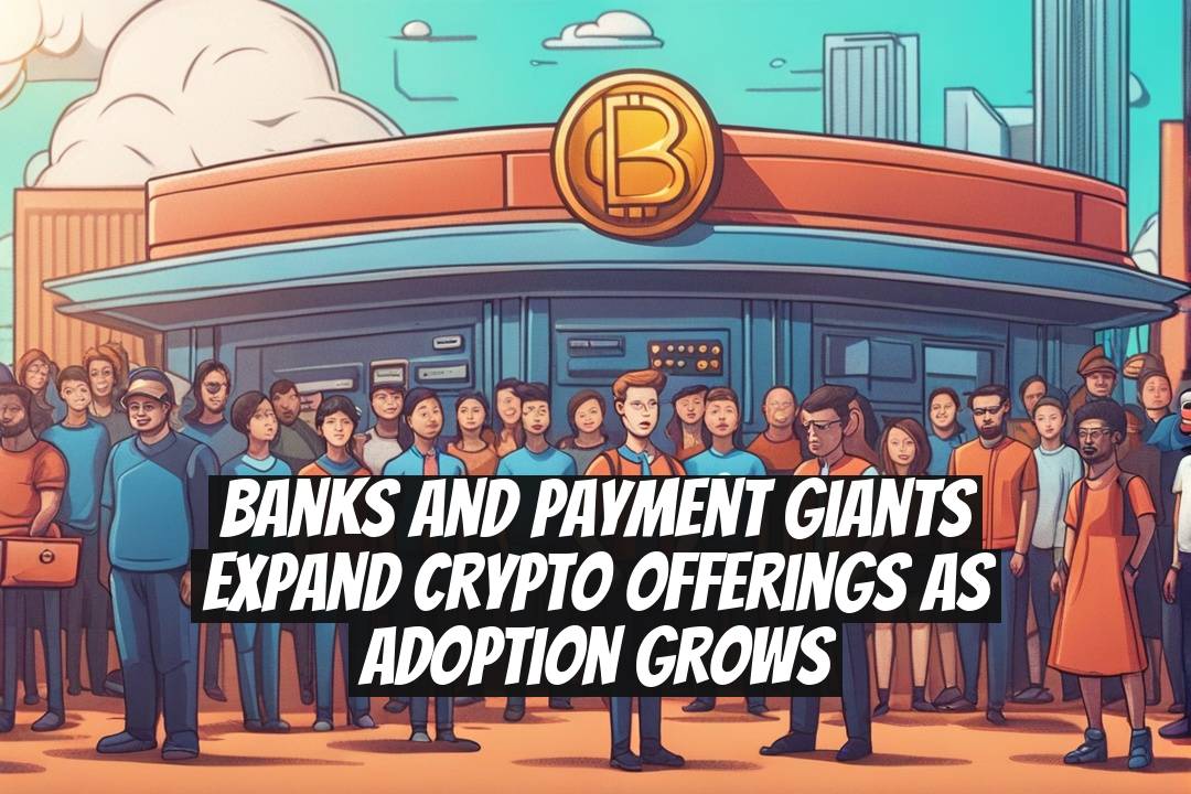 Banks and payment giants expand crypto offerings as adoption grows