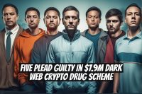 Five Plead Guilty in $7.9M Dark Web Crypto Drug Scheme