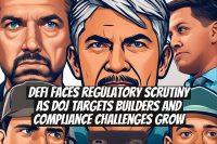 DeFi faces regulatory scrutiny as DOJ targets builders and compliance challenges grow