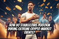 How do stablecoins perform during extreme crypto market events?