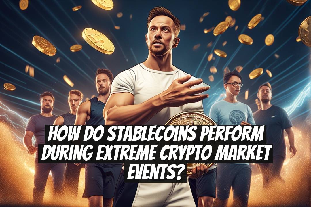 How do stablecoins perform during extreme crypto market events?